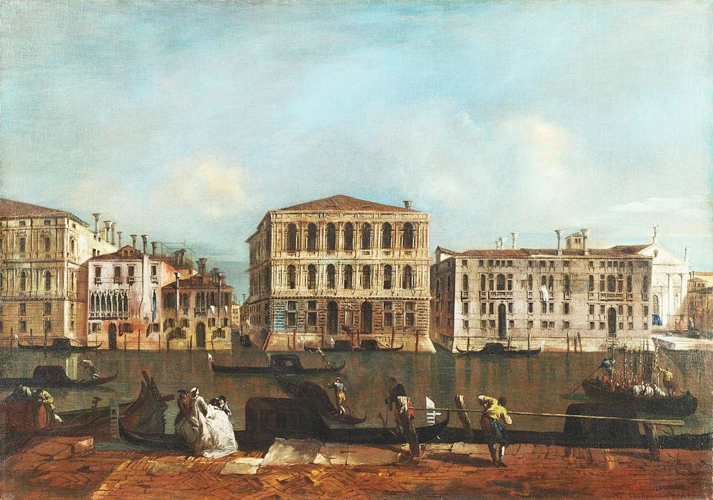 Il Canal Grande con Palazzo Pesaro - National Gallery, London
